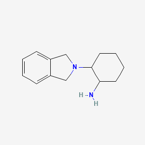 molecular formula C14H20N2 B12316746 (1R,2R)-2-(Isoindolin-2-yl)cyclohexanamine 