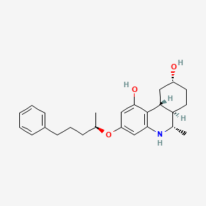molecular formula C25H33NO3 B1231675 Desacetyllevonantradol CAS No. 80286-75-5