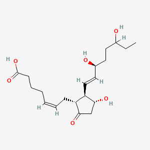 molecular formula C20H32O6 B1231678 18-Hydroxyprostaglandin E2 CAS No. 67355-95-7