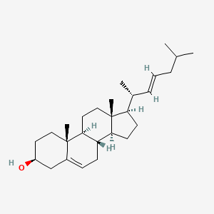 molecular formula C27H44O B1231681 22-Dehydrocholesterol CAS No. 34347-28-9