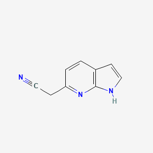 2-{1H-pyrrolo[2,3-b]pyridin-6-yl}acetonitrile