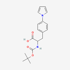 N-(tert.-Butoxycarbonyl)3-[4-(1-pyrrolyl)phenyl]-L-alanine