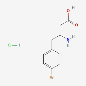 3-Amino-4-(4-bromophenyl)butanoic acid hydrochloride