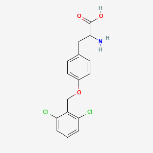 molecular formula C16H15Cl2NO3 B12317000 O4-(2,6-Dichlorobenzyl)-L-tyrosine 