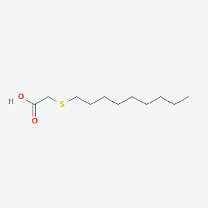 molecular formula C11H22O2S B1231701 Nonylthioacetic acid CAS No. 41167-78-6