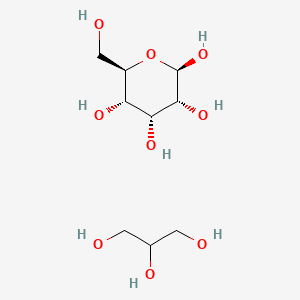 molecular formula C9H20O9 B1231703 Sephadex G 25 CAS No. 9041-35-4