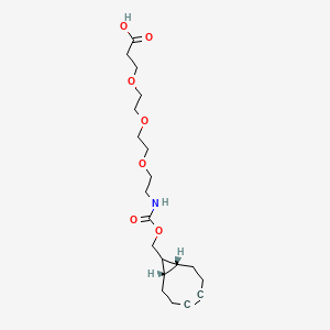 molecular formula C20H31NO7 B12317032 3-[2-[2-[2-[[(1S,8R)-9-bicyclo[6.1.0]non-4-ynyl]methoxycarbonylamino]ethoxy]ethoxy]ethoxy]propanoic acid 