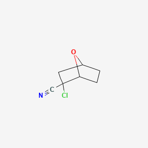 2-Chloro-7-oxabicyclo[2.2.1]heptane-2-carbonitrile