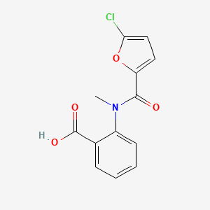 2-(N-methyl5-chlorofuran-2-amido)benzoic acid