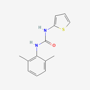 molecular formula C13H14N2OS B1231710 1-(2,6-Dimethylphenyl)-3-thiophen-2-ylurea 