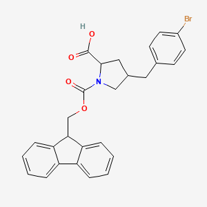 (2S,4R)-Fmoc-4-(4-bromobenzyl)-pyrrolidine-2-carboxylic acid