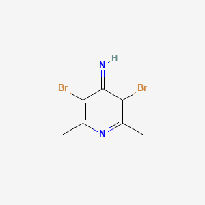 3,5-Dibromo-2,6-dimethyl-1,4-dihydropyridin-4-imine