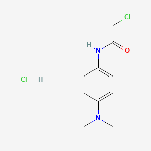 2-chloro-N-[4-(dimethylamino)phenyl]acetamide hydrochloride