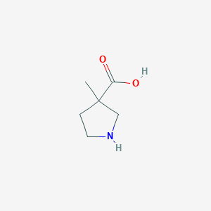 molecular formula C6H11NO2 B1231720 3-Methyl-pyrrolidine-3-carboxylic acid CAS No. 885953-27-5