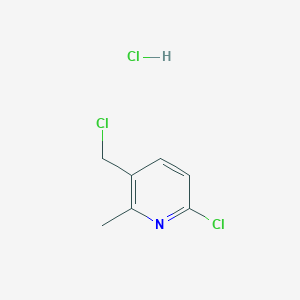 6-Chloro-3-(chloromethyl)-2-methylpyridine hydrochloride