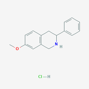 7-Methoxy-3-phenyl-1,2,3,4-tetrahydroisoquinoline hydrochloride