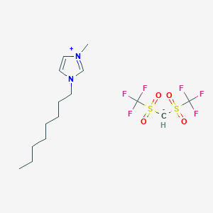 molecular formula C15H24F6N2O4S2 B12317283 1-Methyl-3-octyl-3-imidazolium Bis[(trifluoromethyl)sulfonyl]methanide 