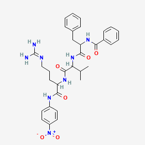 molecular formula C33H40N8O6 B12317322 Benzoyl-fvr-pna 