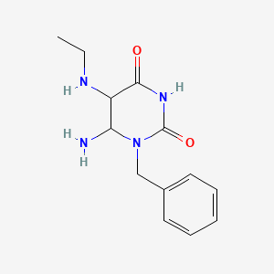 6-Amino-1-benzyl-5-(ethylamino)-1,3-diazinane-2,4-dione