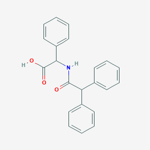 molecular formula C22H19NO3 B12317393 2-(2,2-Diphenylacetamido)-2-phenylacetic acid 