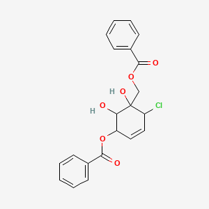 (1S,6alpha)-1-(Benzoyloxy)methyl-6-chloro-4-cyclohexene-1beta,2beta,3alpha-triol 3-benzoate