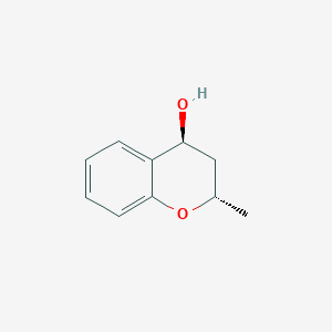 molecular formula C10H12O2 B12317421 trans-2-Methyl-4-chromanol 