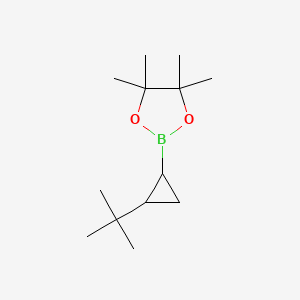 1,3,2-Dioxaborolane,2-[(1R,2R)-2-(1,1-dimethylethyl)cyclopropyl]-4,4,5,5-tetramethyl-, rel-