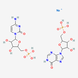 [(2R,3S,4R,5R)-5-(4-amino-2-oxopyrimidin-1-yl)-3,4-dihydroxyoxolan-2-yl]methyl dihydrogen phosphate;[(2R,3S,4R,5R)-3,4-dihydroxy-5-(6-oxo-3H-purin-9-yl)oxolan-2-yl]methyl dihydrogen phosphate;sodium