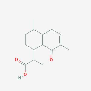 (alphaR,1R,4R,4aS,8aS)-1,2,3,4,4a,5,8,8a-Octahydro-alpha,4,7-trimethyl-8-oxo-1-naphthaleneacetic acid