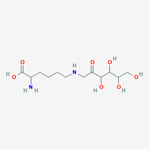 2-Amino-6-[(3,4,5,6-tetrahydroxy-2-oxohexyl)amino]hexanoic acid