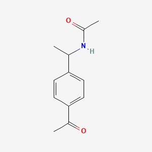 N-[1-(4-acetylphenyl)ethyl]acetamide