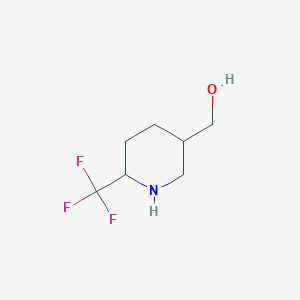 molecular formula C7H12F3NO B12317583 (Cis-6-(trifluoromethyl)piperidin-3-yl)methanol 