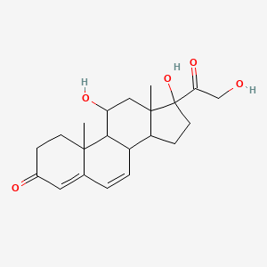 11,17-dihydroxy-17-(2-hydroxyacetyl)-10,13-dimethyl-2,8,9,11,12,14,15,16-octahydro-1H-cyclopenta[a]phenanthren-3-one