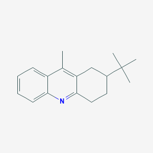 molecular formula C18H23N B1231764 2-叔丁基-9-甲基-1,2,3,4-四氢喹啉 