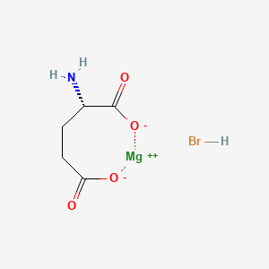 molecular formula C5H8BrMgNO4 B12317701 (L-Glutamato(2-)-N,O1)magnesium bromide CAS No. 59983-92-5