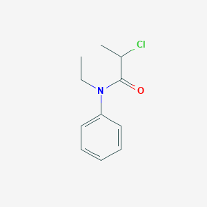 molecular formula C11H14ClNO B1231771 2-chloro-N-ethyl-N-phenylpropanamide CAS No. 91131-16-7