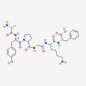 molecular formula C34H47N7O8 B12317755 (Ala1)-par-4 (1-6) (mouse) 