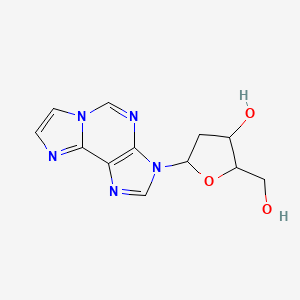 molecular formula C12H13N5O3 B1231776 N6-Etheno 2'-deoxyadenosine 