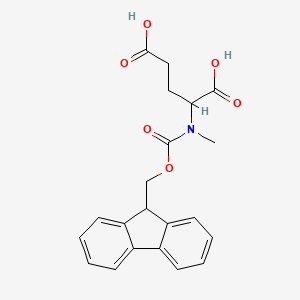 (R)-2-((((9H-Fluoren-9-yl)methoxy)carbonyl)(methyl)amino)pentanedioic acid