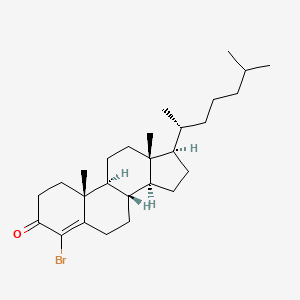 molecular formula C27H43BrO B1231790 4-Bromocholest-4-en-3-one CAS No. 3702-37-2