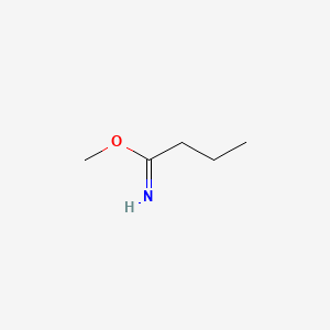 molecular formula C5H11NO B1231792 Methylbutyrimidate CAS No. 54942-33-5