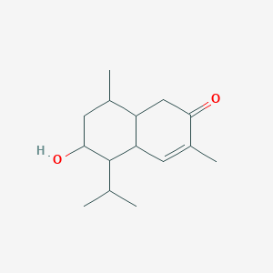 molecular formula C15H24O2 B12317995 9beta-Hydroxyageraphorone CAS No. 1472718-31-2