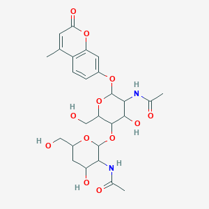 molecular formula C26H34N2O12 B12318007 4-Methylumbelliferyl 4-Deoxy--D-chitobioseDiscontinued 