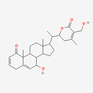 molecular formula C28H38O5 B12318027 Daturataturin A aglycone 