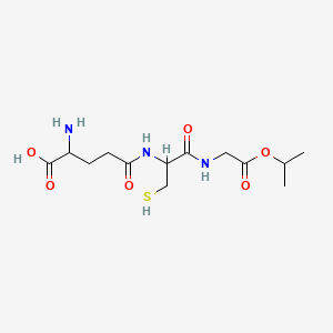 molecular formula C13H23N3O6S B12318042 H-DL-gGlu-DL-Cys-Gly-OiPr 