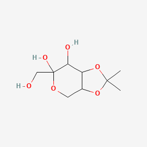 6-(Hydroxymethyl)-2,2-dimethyl-3a,4,7,7a-tetrahydro-[1,3]dioxolo[4,5-c]pyran-6,7-diol