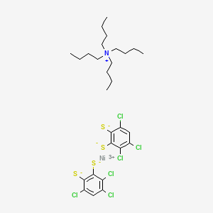 Tetrabutylammonium bis(1,2,4-trichloro-5,6-dithiolate)nickel(III)