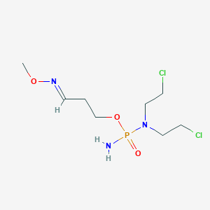 Phosphorodiamidic acid, N,N-bis(2-chloroethyl)-, 3-(methoxyimino)propyl ester, (E)-