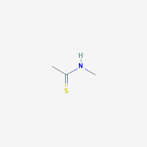 molecular formula C3H7NS B1231820 N-Methylethanethioamide CAS No. 5310-10-1