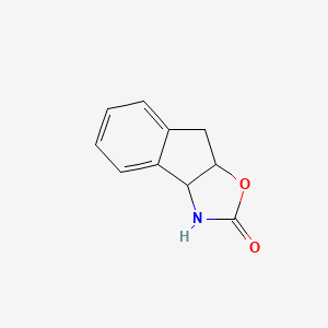 molecular formula C10H9NO2 B12318263 (-)-3,3A,8,8A-Tetrahydro-2h-indeno-1,2-doxazol-2-one 